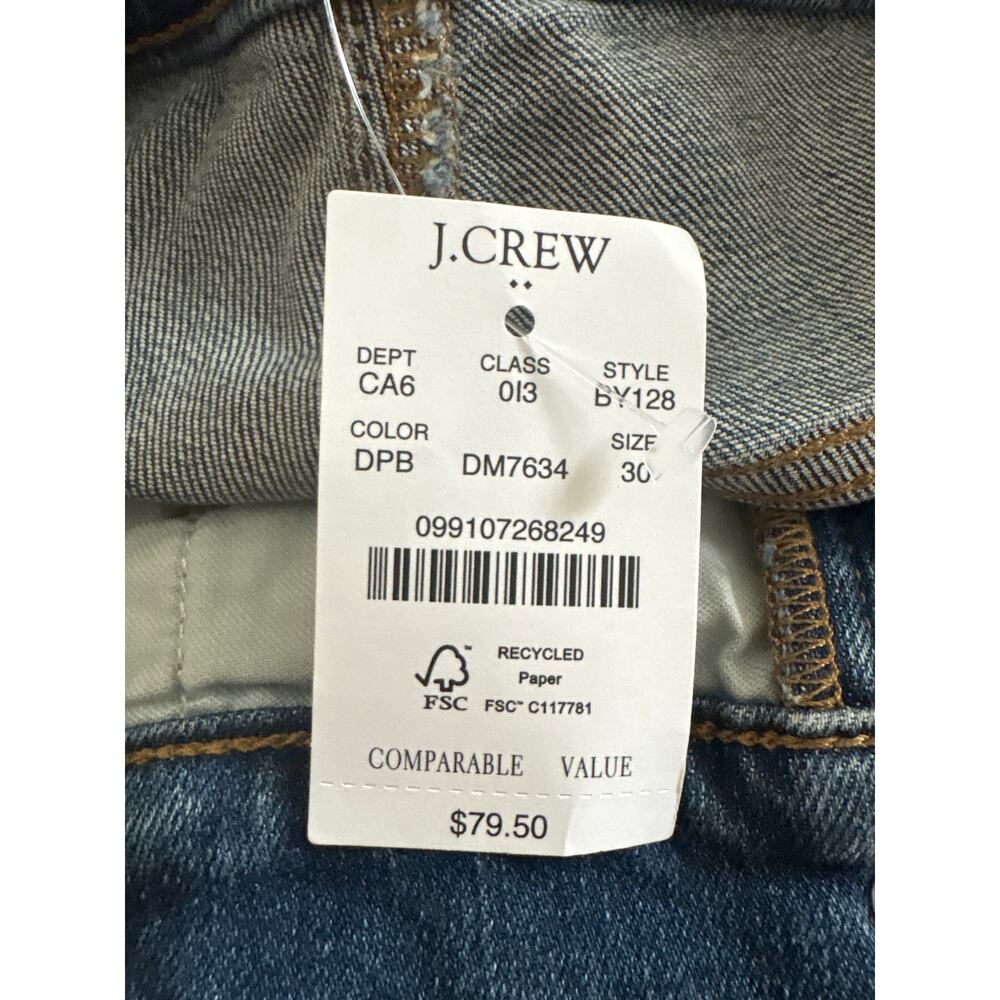 J. Crew Classic Denim Shorts in Dark Pacific Blue Wash Size 30 - Picture 8 of 9